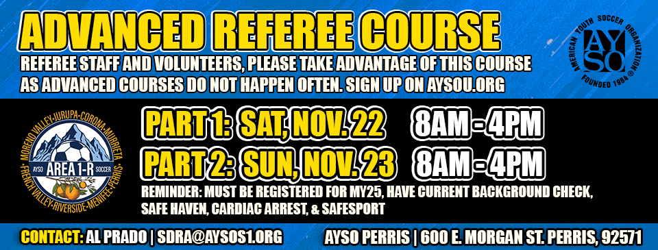 Advanced Referee Course