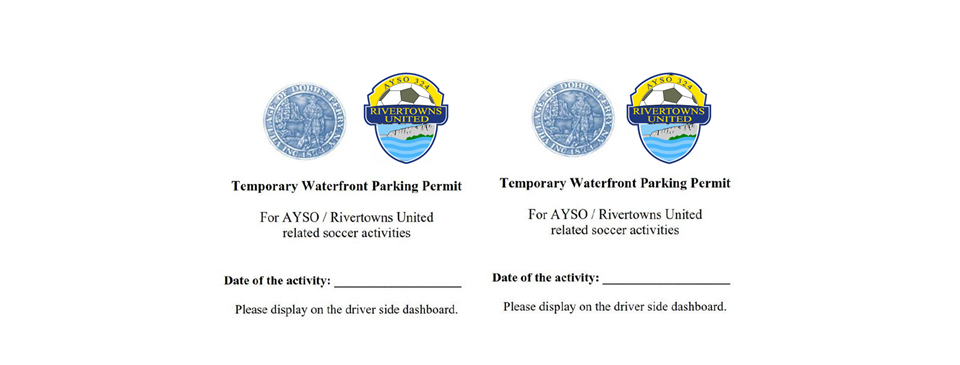 Click the pic to access the Waterfront Parking Permit