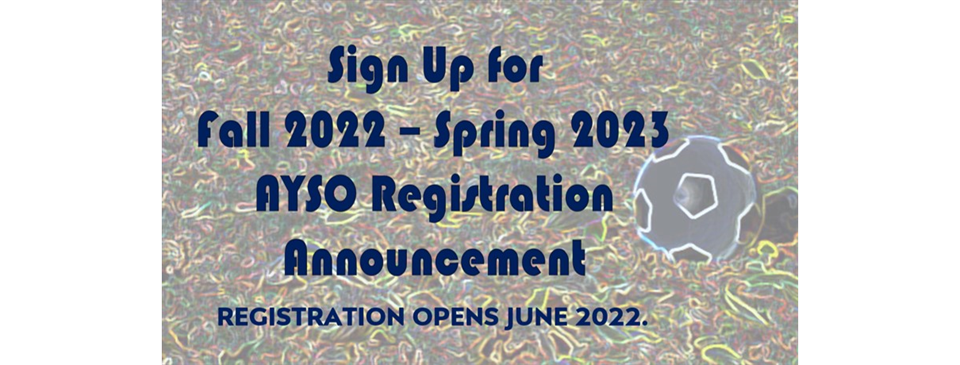 Click pic to sign up for email notification when AYSO registration opens