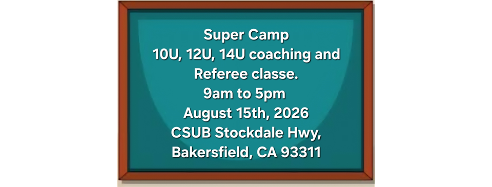 Super Camp Trainings Coaching and Referees