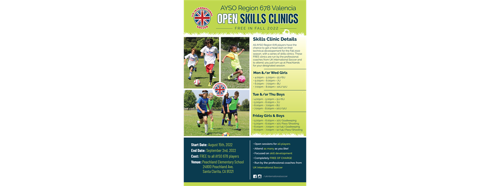Fall 2022 Open Skills Clinic