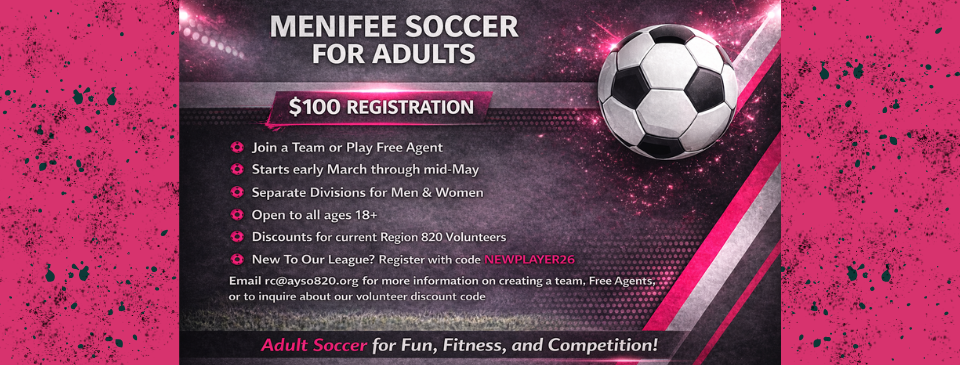 Adult League Registration