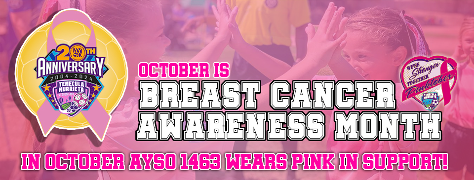 AYSO Wears Pink!