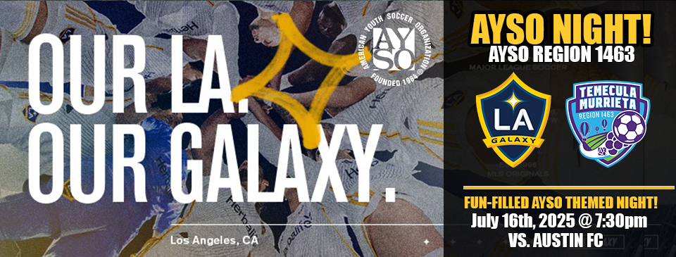 AYSO Night at LA Galaxy!