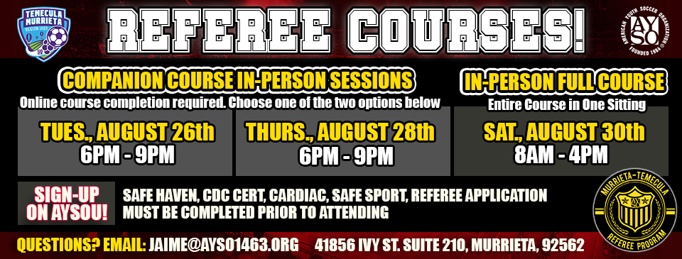 Referee Courses