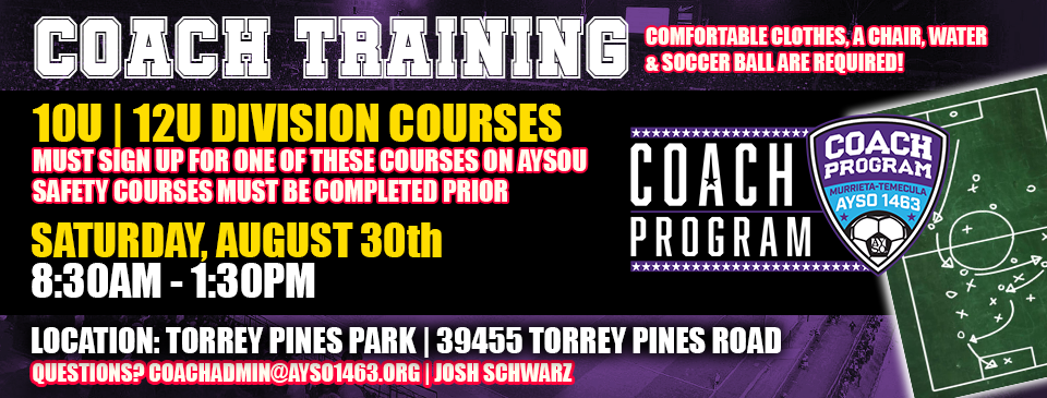 Coach Training 8/30