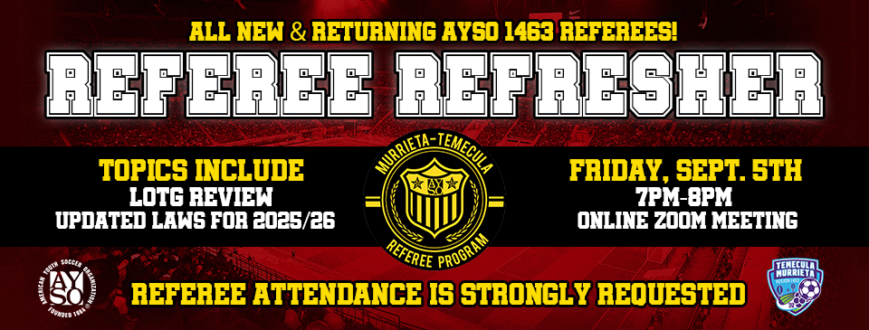 Referee Refresher 9/5