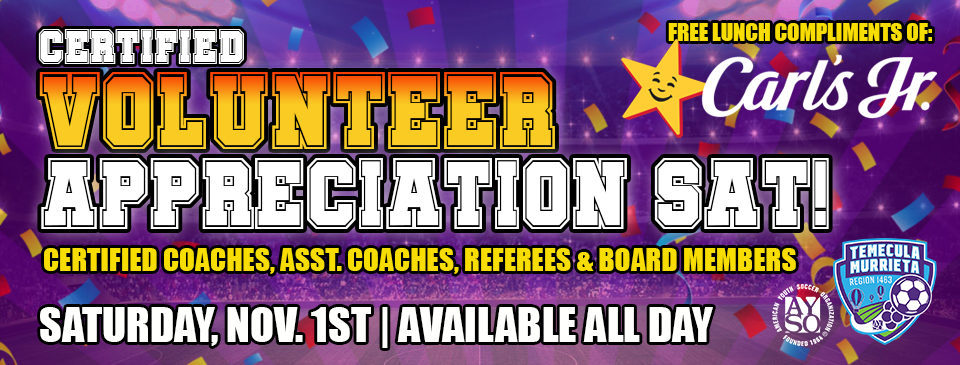 Volunteer Appreciation!