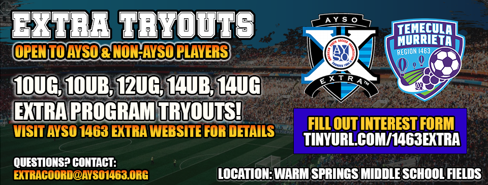 Extra Tryouts!