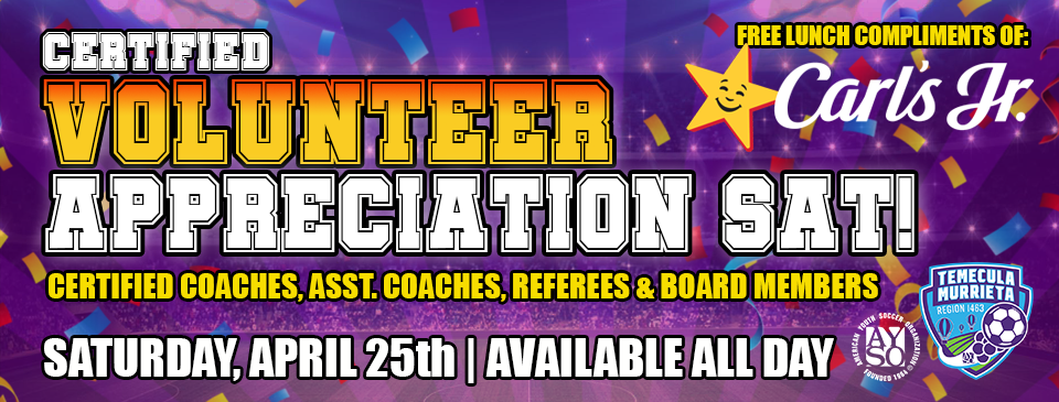 Volunteer Appreciation!