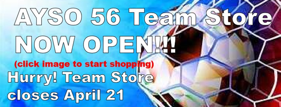 Team Store NOW OPEN!