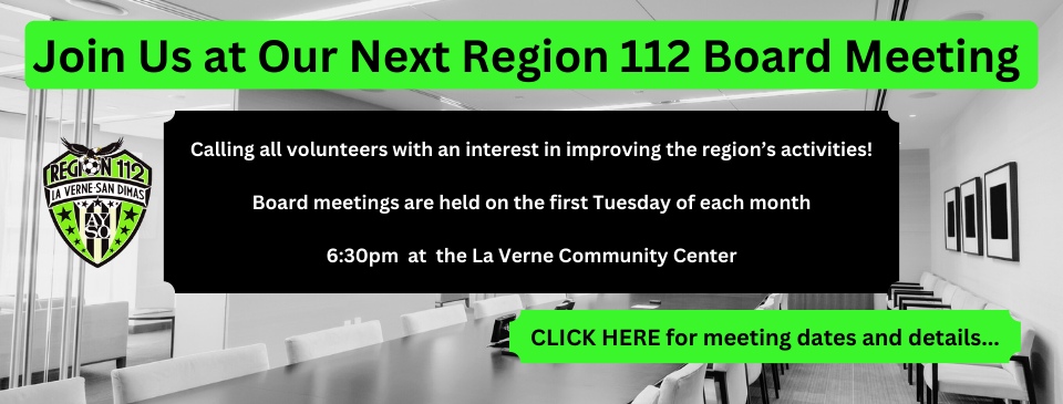 Region 112 Board Meeting