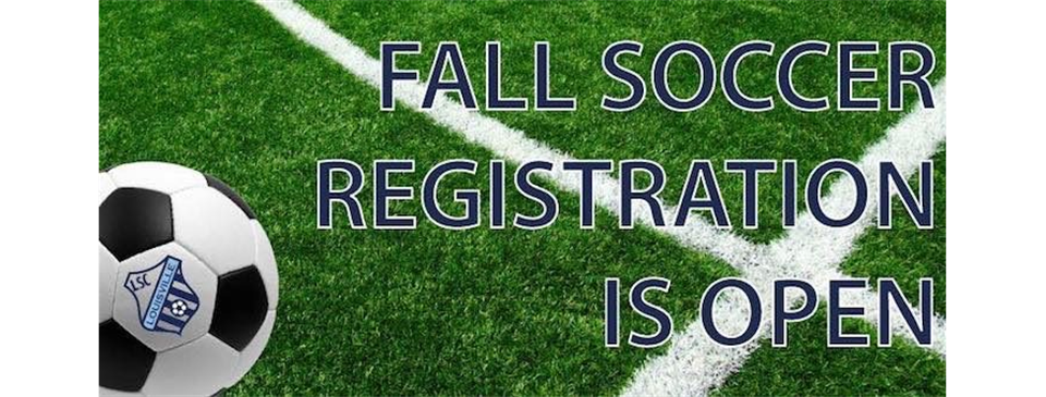 2022 Fall Soccer Registration is Open