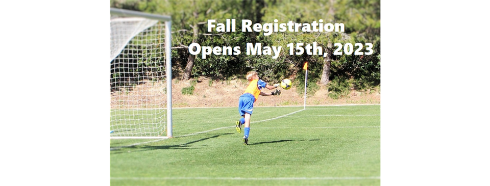 Fall Registration Opens May 15th, 2023