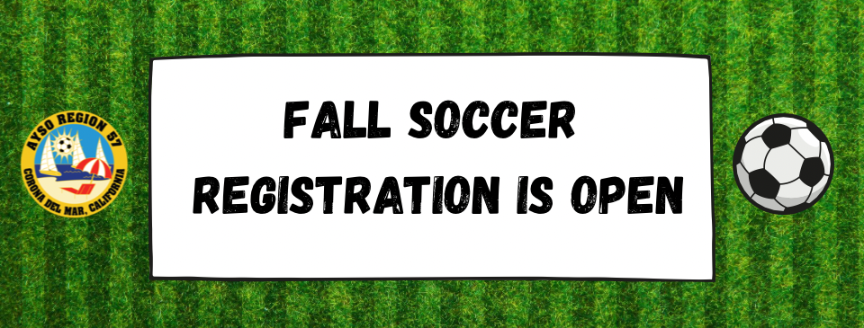 2025 Fall Soccer Registration is Open