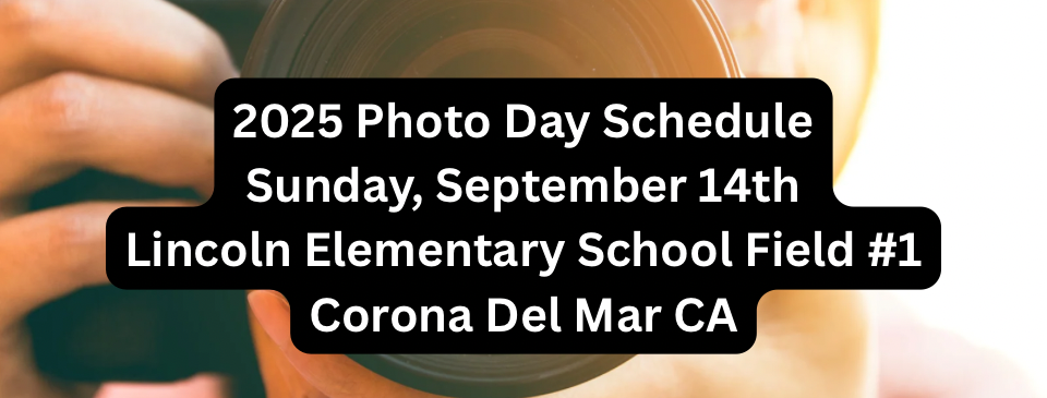2025 Fall Photo Day Schedule