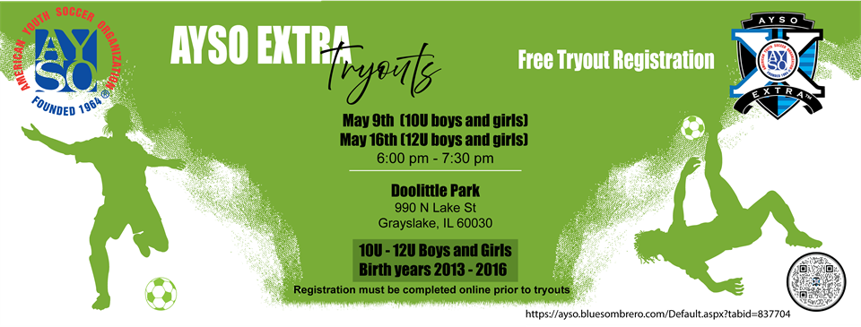 AYSO EXTRA Tryouts
