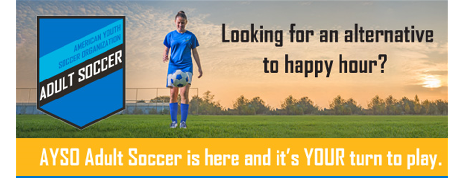 Adult Soccer Registration is Finally Here!